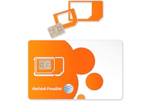 AT&T 10-PK Triple Cut 4G LTE Sim Card New Unactivate, in One (3-in-1)