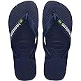 Havaianas - Brasil Logo, Iconic, Comfortable and Durable Flip-Flops, Straps with Brazilian Flag and Non-Slip Sole with Colourful Stripes, Adults Unisex