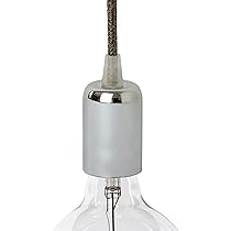 Lampadario Verde IWHD Ceramica E26/E27 Portalampada Portalampada Edison Industriale Retrò Vintage Portalampada E27 Base Di Montaggio Portalampada CE UL Porta Lampadina Vintage - Foto 8