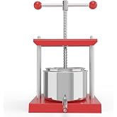 SQUEEZE master Obstpresse 08 Gallonen/3 Liter K se Tinktur Kr uter Weichobst Handpresse Edelstahl & Eisen f r Saft Oliven l
