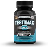Healthy Fusion TestoMax | Energizing Testosterone Booster | Maca, Ginseng, Tribulus, Taurine &amp; Vitamins | Increases Muscle Ma