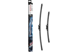 Bosch Balais d'essuie–glace plats Aerotwin A555S, Longueur: 600mm/400mm – 1 paire de balais avant