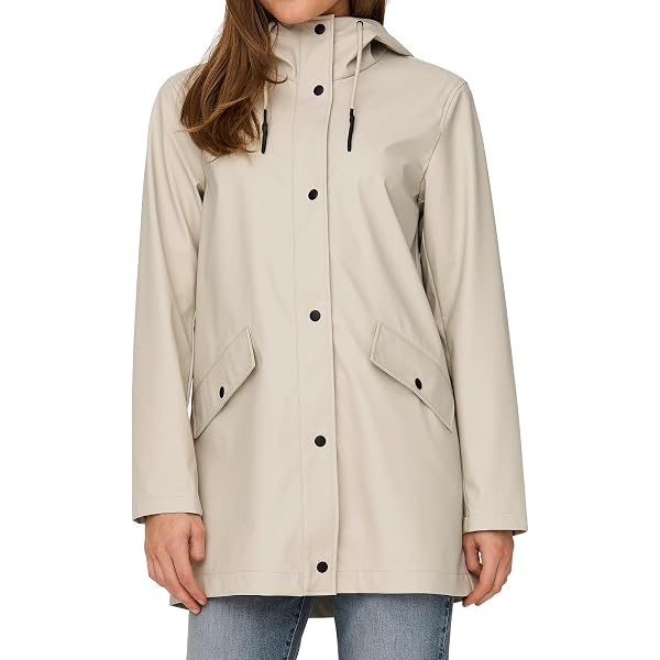 Veste De Pluie Femme Imperméable Et Respirante - Poncho à Capuche, Coupe-vent, Pour Rando, Voyage - 6