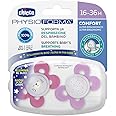 Chicco Silicone Physioforma Soother for Babies (16-36 Months)|Baby Pacifier with Unique Shape to Support Baby's Breathing|Soft Silicon Material|Bpa Free (Deep Pink)