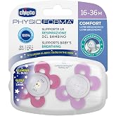 Chicco PhysioForma Comfort Silikon Emzik (16-36 Ay, 2'li), Pembe