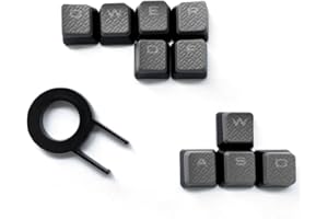 HUYUN Cherry MX Touche Switch FPS et MOBA – Capuchons de touches de jeu rétroéclairés pour claviers de jeu Corsair (10 touches gris)