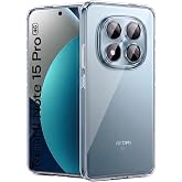 Rongep [Maxi-Clear] Redmi Note 15 Pro 4G i&ccedil;in Şeffaf Telefon Kılıfı Kamera Y&uuml;kseltili Redmi Note 15Pro 4g Koruyucu Esnek ve H