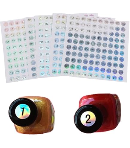 Qaestuan 24 Pcs Feuilles Gommettes Autocollantes, Autocollants