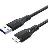 VegGieg USB 3.0 Micro B Şarj ve Data HDD Kablosu 50 CM