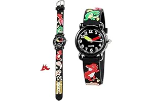 ANLOO Angels' Filles Garçons Petits Enfants Montre, Silicone Enfants Montre 3D Mignon Dessin Animé Étanche Enseignement Montre Cadeau pour Enfants Enfants Petites Filles Garçons