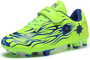 GOGOUP Football Boots Boys Astro Turf Football Boots Indoor Outdoor Athletic Sneakers Trainers Junior Football Boots Non-Slip Sports Shoes Unisex