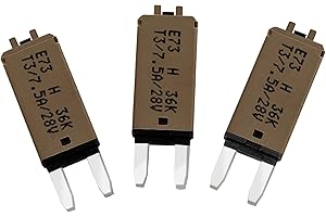 GLOSO Blade Circuit Breaker Mini RV Marine Boat Truck Yacht Manual Reset Audio Solar System Protection ATO ATC 7.5 Amp 3 PACK E73