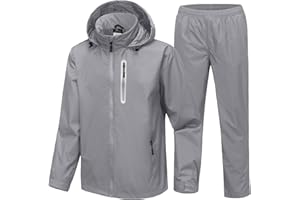 SPEEDRUN Traje Impermeable Hombre Reflectante Chubasquero Impermeable Jacket Chubasquero Moto Poncho Impermeable Rain Suit Man Bicicleta Senderismo Shubasquero Sport Outdoor