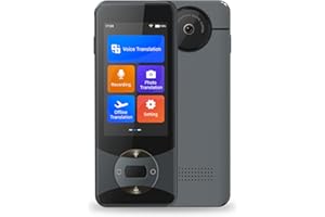 Anfier W10 Traducteur de langue 144 langues AI Voice Translator W10 avec écran tactile 3" Traduction d'image Prise en charge de la traduction instantanée bidirectionnelle pour les voyages d'affaires