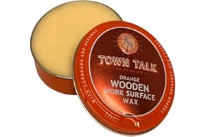 Town Talk Orange Wooden Work Surface Wax