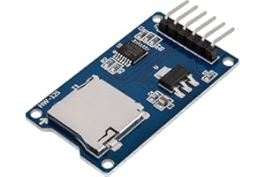AZDelivery SPI Reader Mémoire Lecteur Micro SD TF Memory Card Module Shield Compatible avec Arduino incluant Un E-Book!