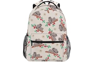 JUMPBEAR Backpacks School Bookbags Casual Daypack Travel Outdoor Backpack for Boys Girls Womens Mens Teenage Koala