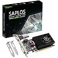 SAPLOS Geforce GT 730 Graphics Cards, 4GB DDR3 128-bit, VGA DVI HDMI, Low Profile Video Card PC, Gaming GPU, Desktop Computer, Low Power, not for Win 11