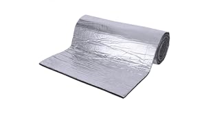 CHICSOLEIL Tapis d'isolation acoustique de voiture, isolation thermique et absorption acoustique de l'humidité, pour capot de cabine de moteur, capot de voiture et finition de boîte de queue de porte