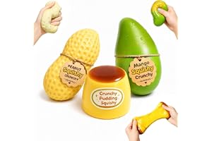 4 st knaprigt smör, realistisk pärlfylld knaprig stressboll, söt sensorisk fidget för vuxna kontor ångestlindring (3 st)