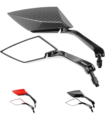Rétroviseurs Latéraux Moto En Fibre De Carbone - Pour Triumph Daytona 600/650 2003-2005 - Paire Complète