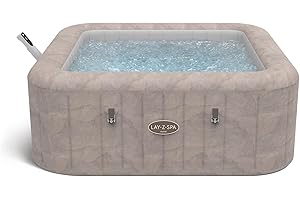 Lay-Z-Spa Rome, Inflatable EnergySense Hot Tub with Built-in Pump, 180 AirJet Massage System with Smart Wifi App, 4-6 Person
