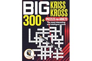 Big Kriss Kross: 300+ Puzzles for adults. The most interesting and intelligent words: 9