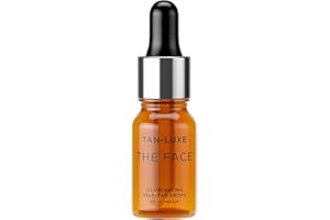 TAN-LUXE THE FACE Gouttes autobronzantes, légères/moyennes (10 ml) à ajouter aux soins de la peau pour un bronzage personnalisé du visage, sans cruauté envers les animaux et végétalien