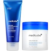 medicube All-In-One Duo for Smooth Skin: Zero Pore Blackhead Mud Face Mask That Cools &amp; Firms Pores 2.0, Dual Texture Facial