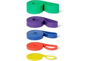 Amazon Basics träningsband, 5-pack