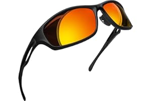 Joopin Occhiali da Sole Uomo Donna Polarizzati Protezione UV Rettangolari Sportivi Occhiali da Sole Ciclismo Trekking Pesca Corsa Running