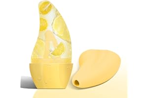 I·B·N G Rullo di Ghiaccio Facciale in Silicone,Allevia il Gonfiore del Viso e Degli Occhi, Riduce i Pori,Rullo per il Viso,Strumenti per il Viso Riutilizzabili e per il Ghiaccio(arancia)