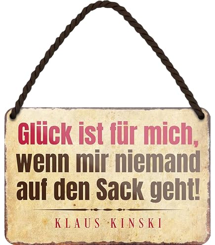 Blechschild Spruch 27x10 cm Glück ist wenn die Augen lieben Deko Schi, 13,90 Blechschild Spruch 27x10 cm Glück ist wenn die Augen lieben Deko Schi, 13,90