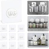 SOGUD Kendinden Yapışkanlı Askı 10&rsquo;lu Set &ndash; G&uuml;&ccedil;l&uuml; Vakum Duvar Askısı, Su Ge&ccedil;irmez Banyo & Mutfak Askılığı, Delme Gerektirmeye