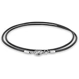 Auroris Echtleder Kette Geflochten Schwarz – 3 Mm Produktbild-Vorschau 12