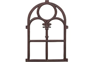 aubaho Fenster Eisenfenster Stallfenster Scheunenfenster Eisen Antik-Stil 74cm braun