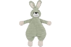 Apricot Lamb Plyschkanin i quiltad design, gosedjur, snuttefilt för barn, tröstfilt för bebispojkar och flickor, 30 cm