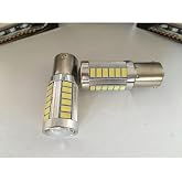 TRENDLIFEOTO Mercekli 12v 93 Led Ampul 33 Ledli Beyaz Tek Duy Geri Vites Veya Park Ledi (2'Lİ PAKET)