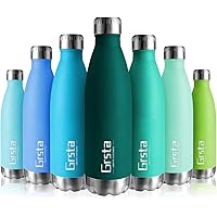 Grsta Thermosflasche BPA Frei Vakuum Isoliert Edelstahl Trinkflasche 350ml/Dunkelgrün Thermoskanne Doppelwandige…