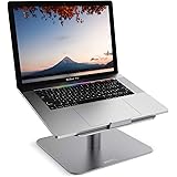 Amazon Brand - Eono Laptop Stand, Adjustable Laptop Riser Universal Notebook Holder - 360 Rotating Ergonomic Ventilated Deskt