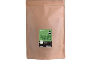 ‎WOHLTUER Wohltuer Bio Chlorella Rohkostqualität (DE-ÖKO-006) 500 g + 1.250 Tabletten a 400mg