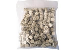 AgriStore di Cosenza V. Tappi in Sughero Naturale Monopezzo 24 x 40 mm Ideali per l'invecchiamento del Vino