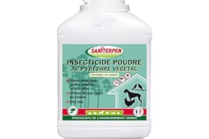 ANIMO CONCEPT Saniterpen Insecticide Naturel pour Locaux et Cages Poudre au Pyrèthre 250g