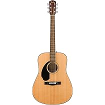 Fender CD-60S LeFT-Handed Acoustic Guitar, with Solid Spruce Top