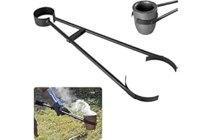 SUNLUWAY 26" ProCast Foundry Crucible Flask Tongs for Holding Graphite Crucibles for Melting Casting Refining Gold Silver Copper