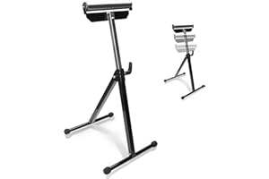 SWANEW Roller Stand, Folding Stand, 68-108 cm, Height Adjustable, 90 kg Load Capacity, Roller Stand, Continuous Adjustment Support Stand