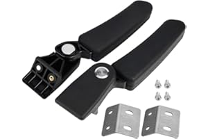 NIKOU Moto Boîte Accoudoirs - moto passager arrière pliant Top Case arrière Boîte siège Accoudoirs Compatible avec B-M-VV Yamaha