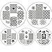 Born Pretty 5pcs Nail Art Stamp Template Image Plates BP11-15