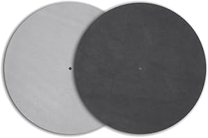 Pro-Ject Audio Systems Leather it, Plattentellerauflage aus Leder (Grau)