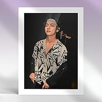 BTS 防弾少年団 TAEHYUNG V フォトフレーム A4 額縁 テヒョン BTS 防弾少年団 TAEHYUNG V フォトフレーム A4 額縁 + スロ②